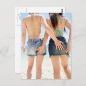 Schöne Girl-Freunde Postkarte (Vorne/Hinten)