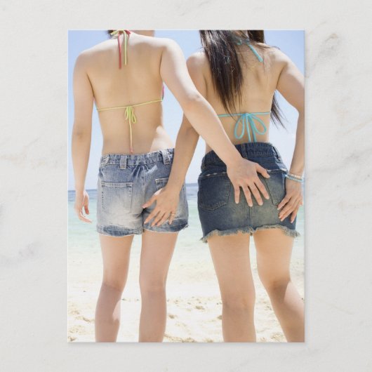 Schöne Girl-Freunde Postkarte (Vorderseite)