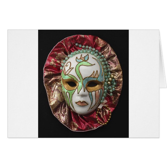Schöne Girl-Karneval-Maske (Vorderseite (Horizontal))