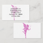 Schöne Girl-Silhouette Visitenkarte (Vorne/Hinten)
