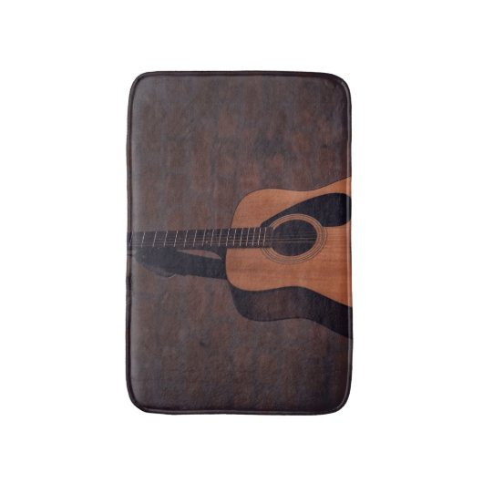 Schöne Gitarre Badematte (Vorderseite Vertikal)