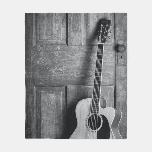 Schöne Gitarre Fleecedecke (Vorderseite)