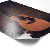 Schöne Gitarre Fotodruck (Ecke)