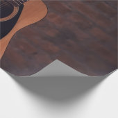 Schöne Gitarre Geschenkpapier (Ecke)