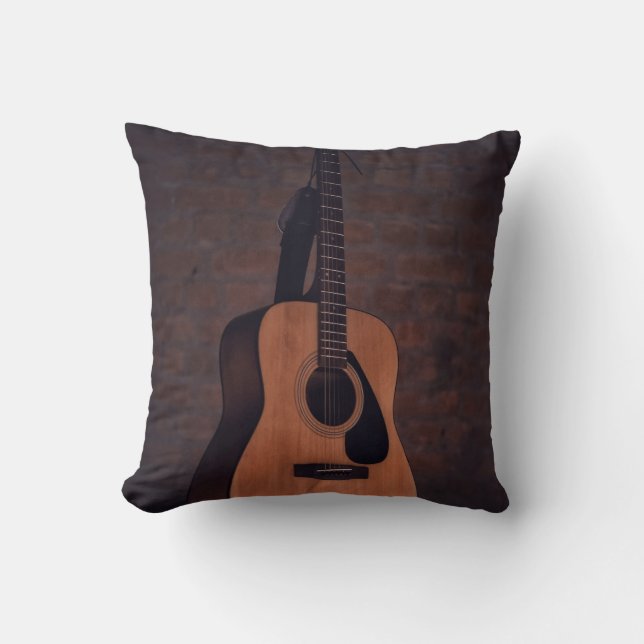 Schöne Gitarre Kissen (Vorderseite)