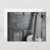 Schöne Gitarre Postkarte (Vorne/Hinten)