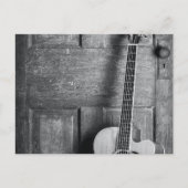 Schöne Gitarre Postkarte (Vorderseite)