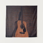 Schöne Gitarre Wandteppich (Vorderseite)