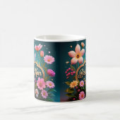 Schöne Glamour Blume Kaffeetasse (Mittel)