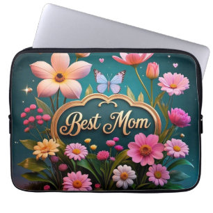 Schöne Glamour Blume Laptopschutzhülle