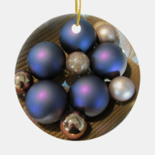 Schöne Glasbälle Keramikornament