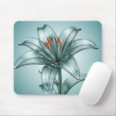 Schöne Glaslilie Mousepad (Mit Mouse)