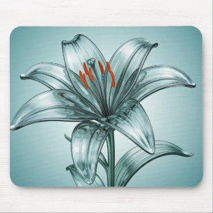 Schöne Glaslilie Mousepad