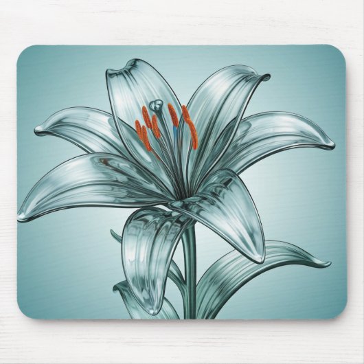 Schöne Glaslilie Mousepad (Vorne)