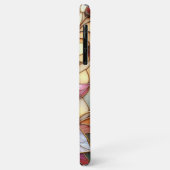 Schöne Glasmalerei-Blumen-Kunstmuster Case-Mate iPhone Hülle (Hinten/Links)