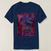 Schöne Glittering Mermaid Scales T-Shirt (Design vorne)