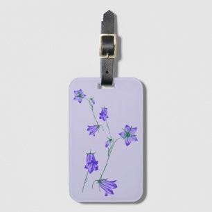 Schöne Glockenblumen Gepäckanhänger