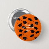Schöne glückliche Abschlüsse Tag Button (Vorne & Hinten)