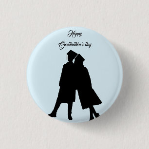 Schöne glückliche Abschlüsse Tag Button