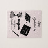 Schöne glückliche Abschlüsse Tag Puzzle (Horizontal)