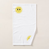 Schöne glückliche Sonne Badhandtuch Set (Handtuch)