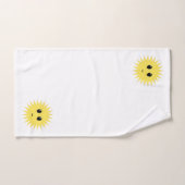 Schöne glückliche Sonne Badhandtuch Set (Handtuch)