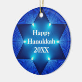 Schöne glückliche Verzierung Chanukkas 20XX Keramikornament (Links)