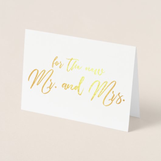 Schöne Glückwunschkalligrafie Folienkarte (Vorderseite)