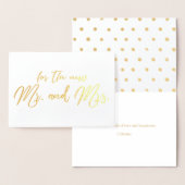 Schöne Glückwunschkalligrafie Folienkarte (Anzeige)