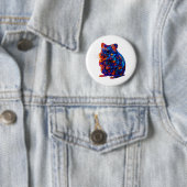Schöne, glühende Hamsterkunst Button (Beispiel)