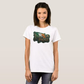 Schöne Gold IRISCH UND STOLZ Statement T-Shirt (Vorne ganz)