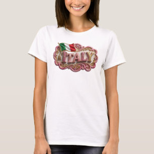 Schöne Gold-ITALIEN-Zitat-Shirt T-Shirt
