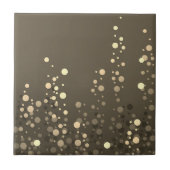 Schöne Golddot-Zuhause Fliese (Vorderseite)