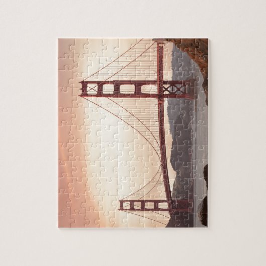 Schöne Golden gate bridge in San Francisco Puzzle (Vertikal)