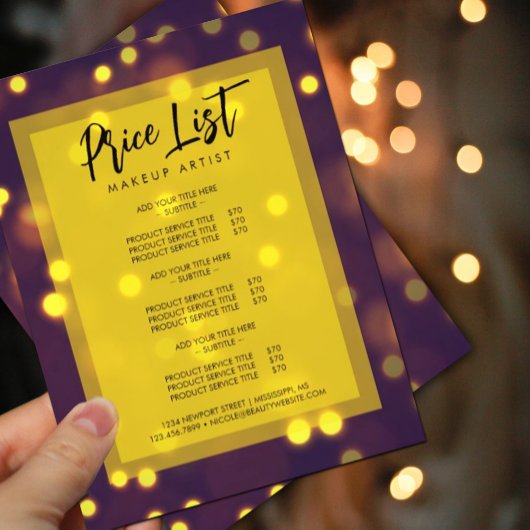 Schöne Golden Glitzern Sale Werbeaktion Flyer