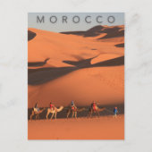 Schöne Golden Hour Wüste Reise Marokko Sahara Postkarte (Vorderseite)