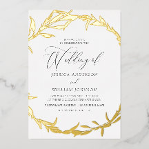 Schöne Golden Leaf Wreath