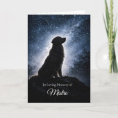 Schöne Golden Retriever Beileidsbekundungen Karte (Vorderseite)