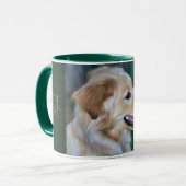 Schöne Golden Retriever Tasse (Vorderseite Links)