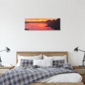 Schöne Golden Sunrise Mountain Leinwanddruck (Insitu (Schlafzimmer))
