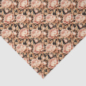 Schöne goldene Blumen Seidenpapier (Detail)