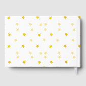 Schöne goldene Folie Erinnerungen Foto/ Gästebuch. Gästebuch (Rückseite)