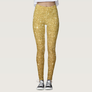 Schöne goldene Leggings