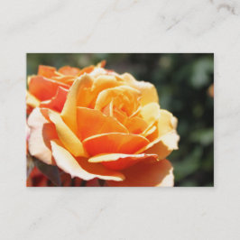 Schöne goldene Rose Blume Erfolg beruflich Visitenkarte