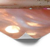 Schöne goldene Schlange mit Mädchen Poster (Ecke)