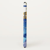 Schöne goldene Weihnachtsglocken mit Blauer Kuh Case-Mate iPhone Hülle (Hinten/Rechts)