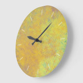 Schöne, goldfarbene, marbarbarbene Papierausführun Große Wanduhr (Winkel)