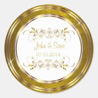 Schöne Goldfoil-Kontur