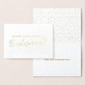 Schöne Goldfolie wirst du meine Bridesmaid sein Folienkarte (Anzeige)