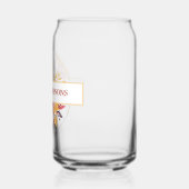 Schöne Goldgelbe Monografie Dosenglas (Links)